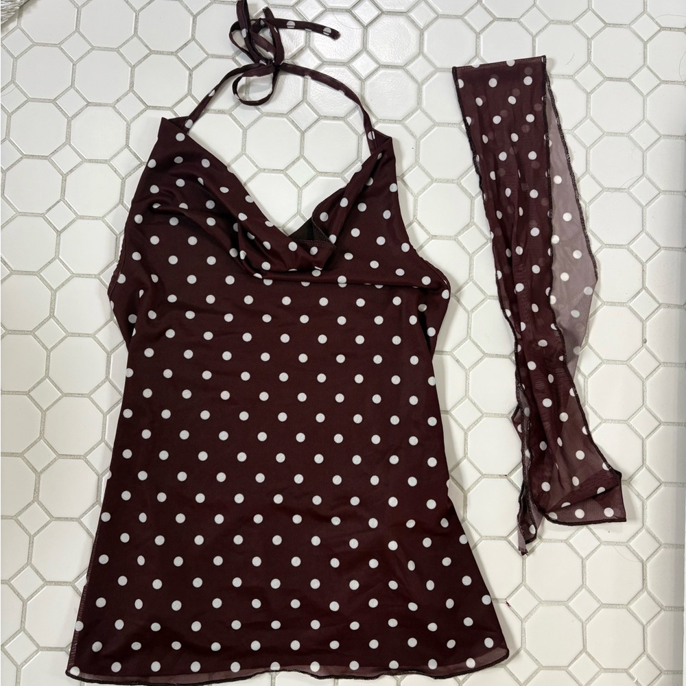 Polka dot top